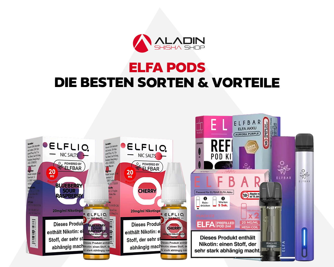 elfbar elfa master akku Elf Bar Elfa Pods kaufen - Alle Sorten günstig 6,49€ main image 0