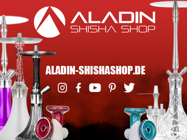 Our hookah shop - Aladin Online hookah shop  - Aladin Online - Everything for your hookah smoking session