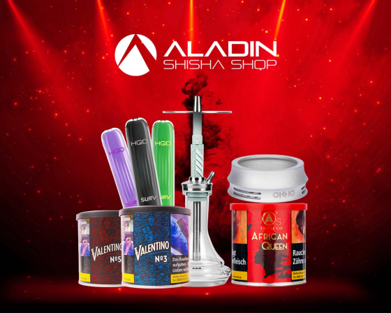 Neue Produkte und Bestseller Restocks im Aladin Shisha Shop