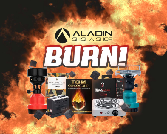 Burn! Bis zu 40% Rabatt auf Shisha Kohle und Kohleanzünder