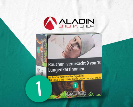 Shisha Tabak Highlight der Woche - Aqua Mentha Black Box  - Aqua Mentha Tabak 200g: Die perfekte Wahl für alle Shisha-Liebhaber