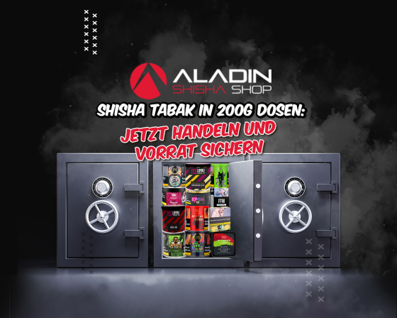 Shisha Tabak in 200g Dosen: Jetzt handeln und Vorrat sichern!