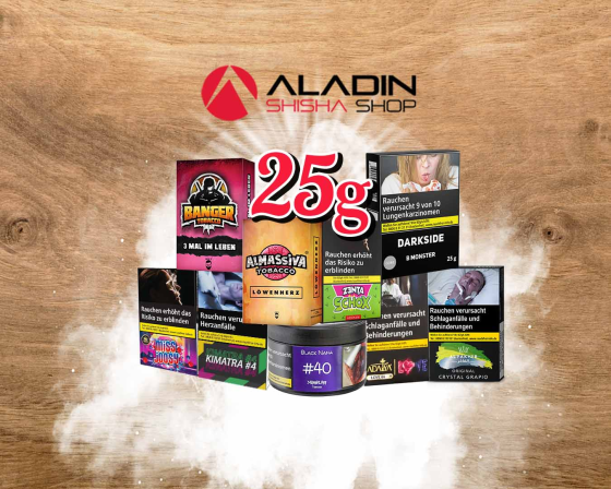 25g Shisha Tabak: Warum die kleine Verpackung große Vorteile bietet