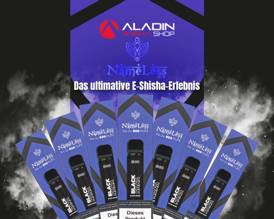 NameLess #40 Black Nana Vape: Das ultimative E-Shisha-Erlebnis - Nameless Vape trifft Black Nana: Die Revolution der E-Shishas beginnt!