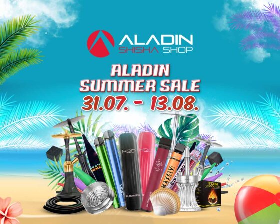 Aladin Summer Sale: Unschlagbare Angebote im Aladin Shisha Shop
