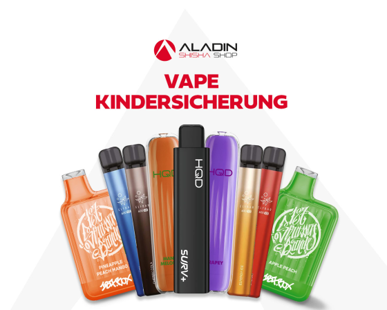 Vape Kindersicherung deaktivieren: HQD, Elfbar, 187 &amp; Co.