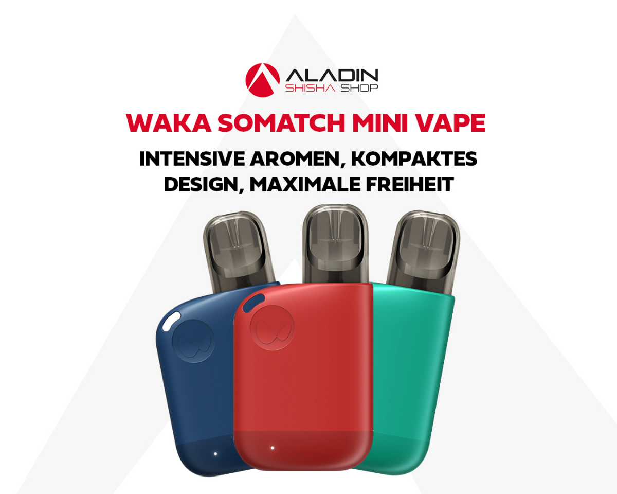 Waka soMatch Mini Vape: Intense flavours, compact design, maximum freedom - Waka soMatch Mini: The sustainable &amp; compact vape innovation