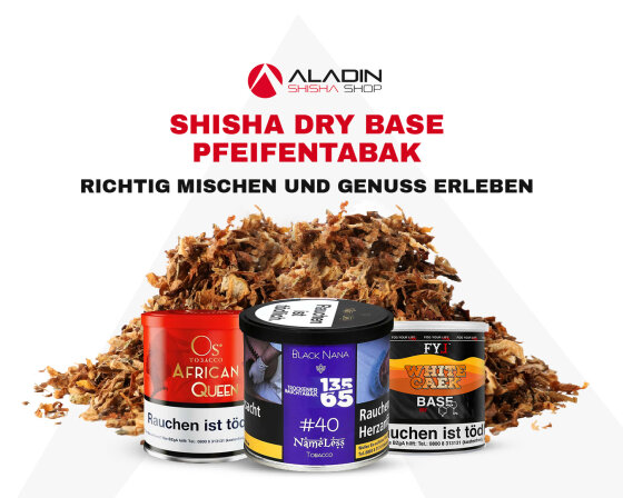 Shisha Dry Base Pfeifentabak: Richtig Mischen und Genuss erleben - Pfeifentabak richtig mischen: So gelingt der perfekte Shisha-Genuss