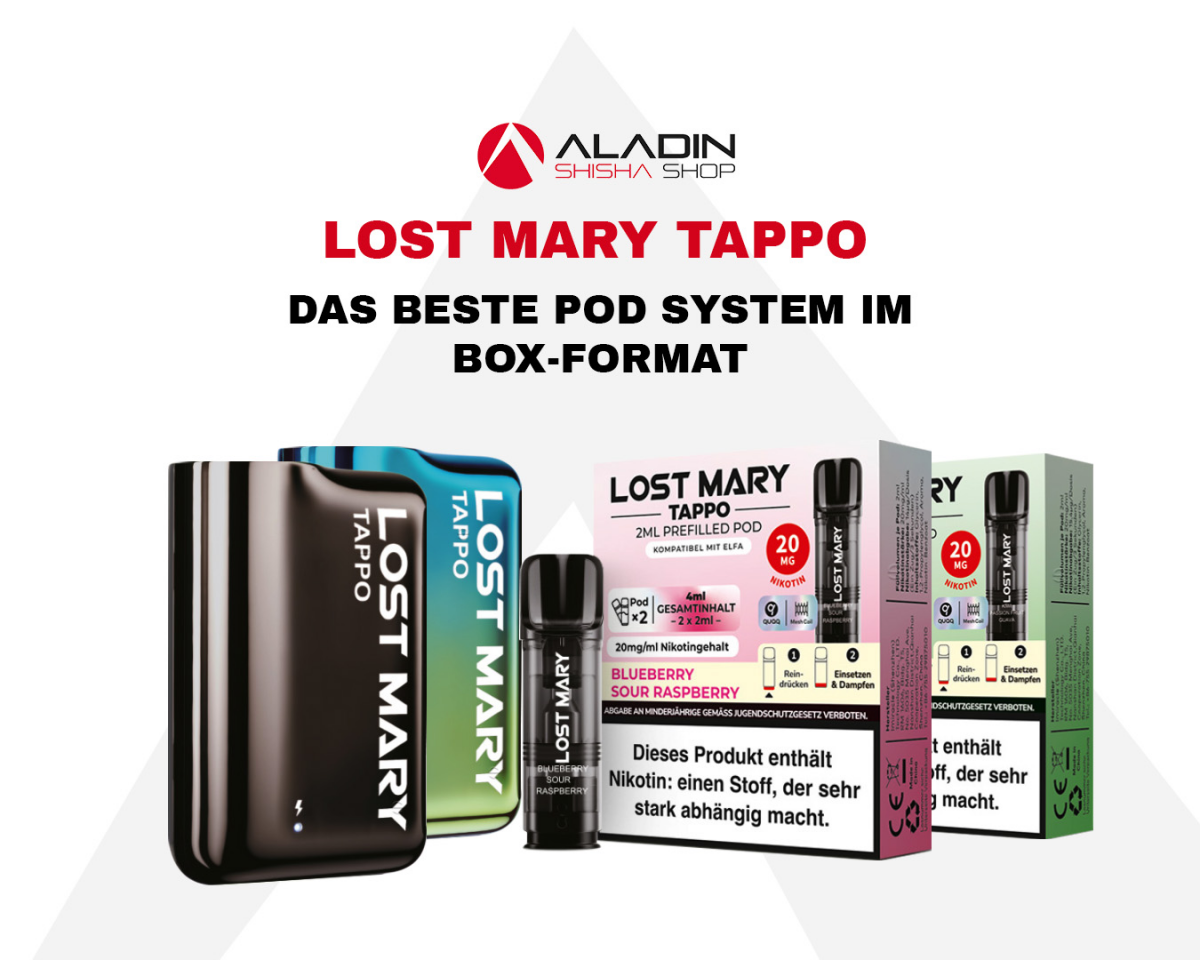 Lost Mary Tappo: Das beste Pod System im Box-Format? - Lost Mary Tappo: Das ultimative Pod System für Geschmack &amp; Qualität