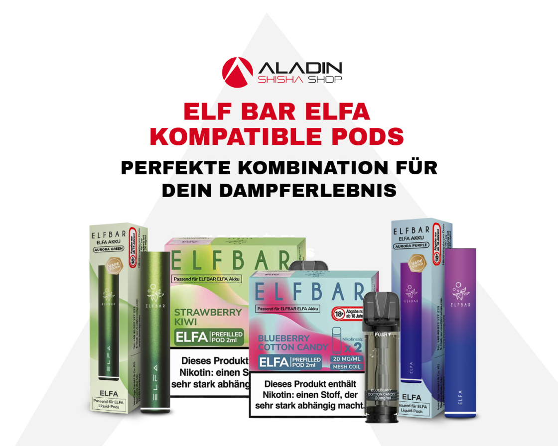 Elfbar Welche Pods Passen Finde die idealen Prefilled Pods für dein Elf Bar  Elfa Pod-System