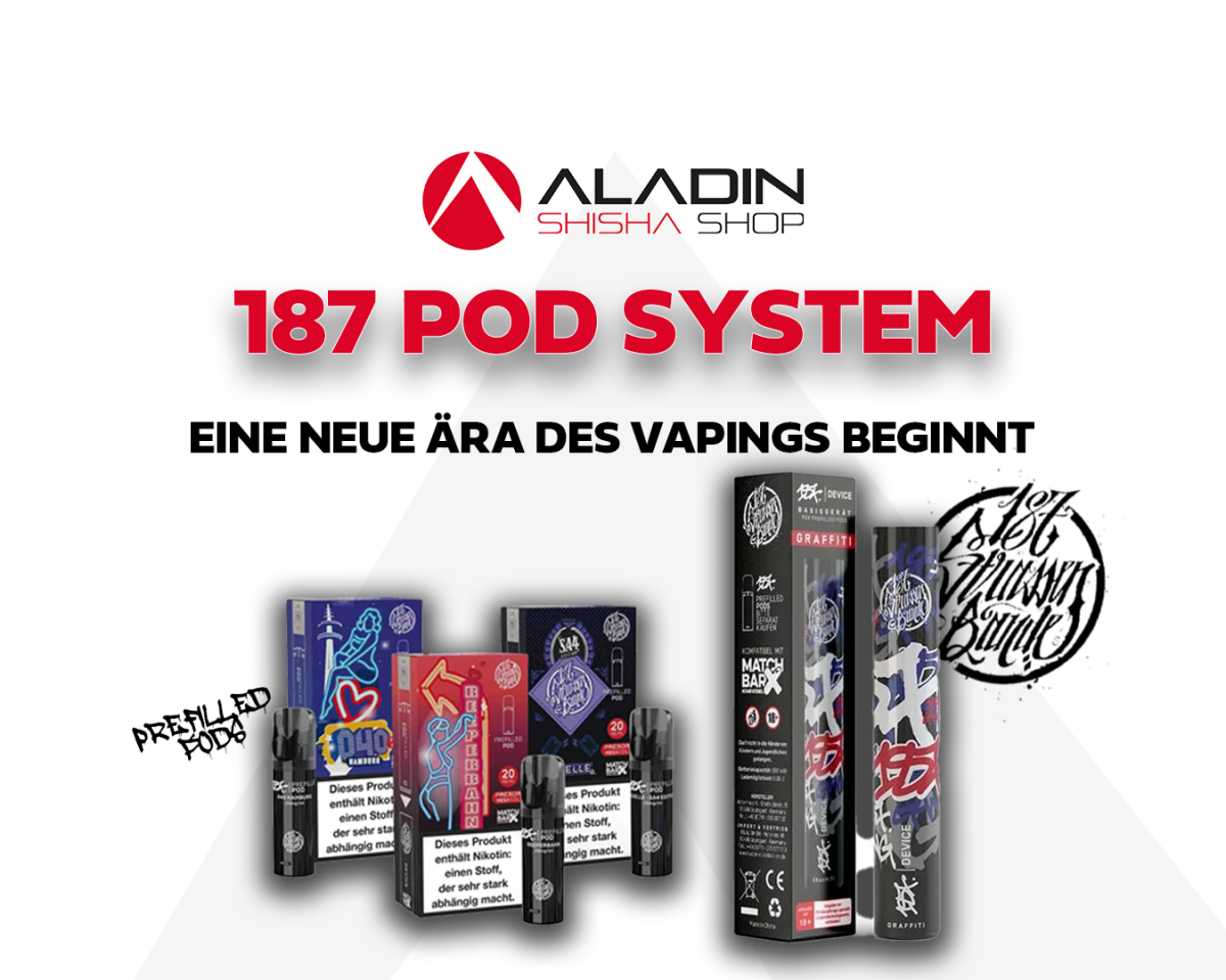 Discover the 187 Pod System: A new era of vaping begins - Intense flavour and sustainability: the innovative 187 Pod System