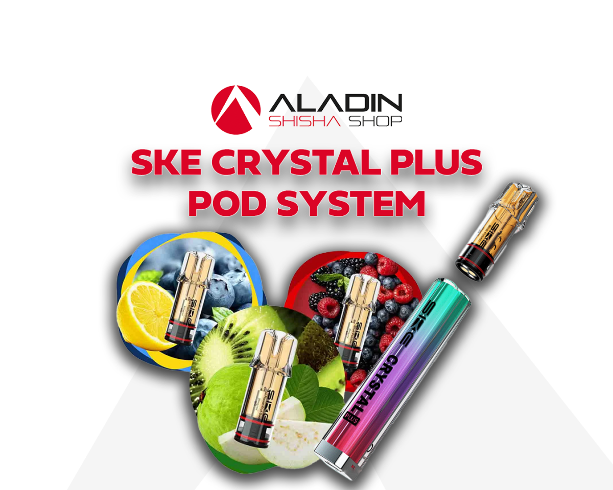 SKE Crystal Plus: The user-friendly &amp; elegant pod system - Experience flavourful variety with the SKE Crystal Plus Pod System
