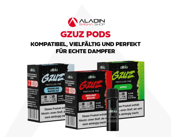 GZUZ Pods: Kompatibel, vielfältig und perfekt für echte Dampfer