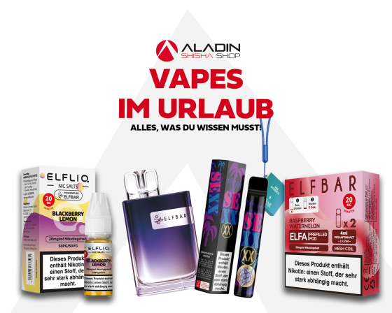 Vapes im Urlaub: Alles, was du wissen musst!