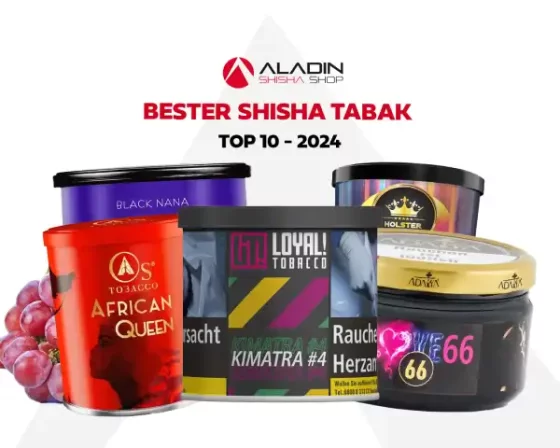 Bester Shisha Tabak: Top 10 Sorten 2024