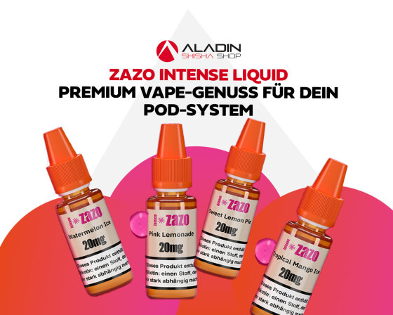 ZAZO Intense Liquid – Premium Vape-Genuss für Dein Pod-System