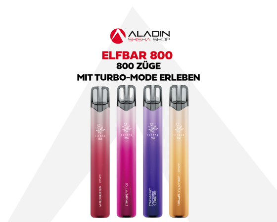 Elfbar 800 Einweg Vape – 800 Züge mit Turbo-Mode erleben