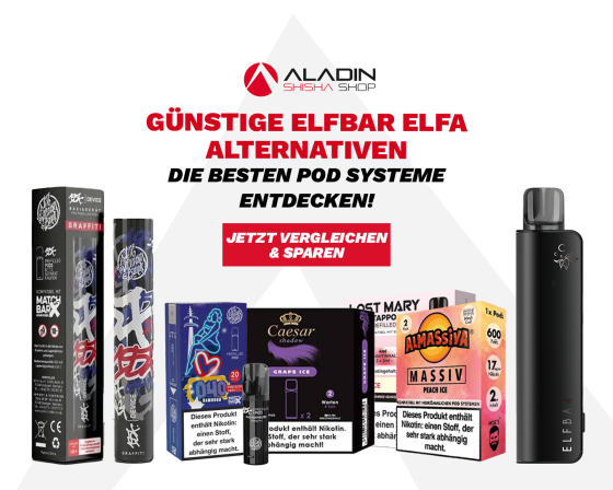 Günstige Elfbar ELFA Alternativen – Beste Pod Systeme finden