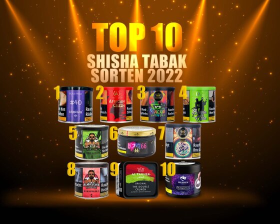 Shisha Tabak die besten Sorten 2022 - Bester Shisha Tabak - Shisha Tabak die besten Sorten 2022 - Bester Shisha Tabak