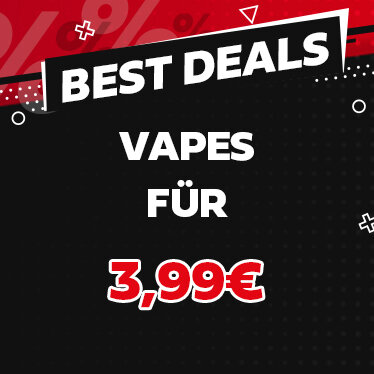 Black Friday & Cyber Monday Deal Vapes für nur 3,99€