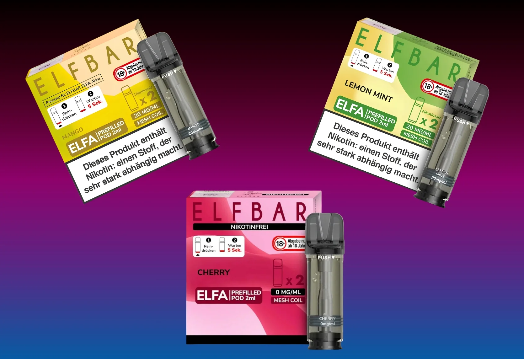 ELFA Pods - Prefilled oder Refillable
