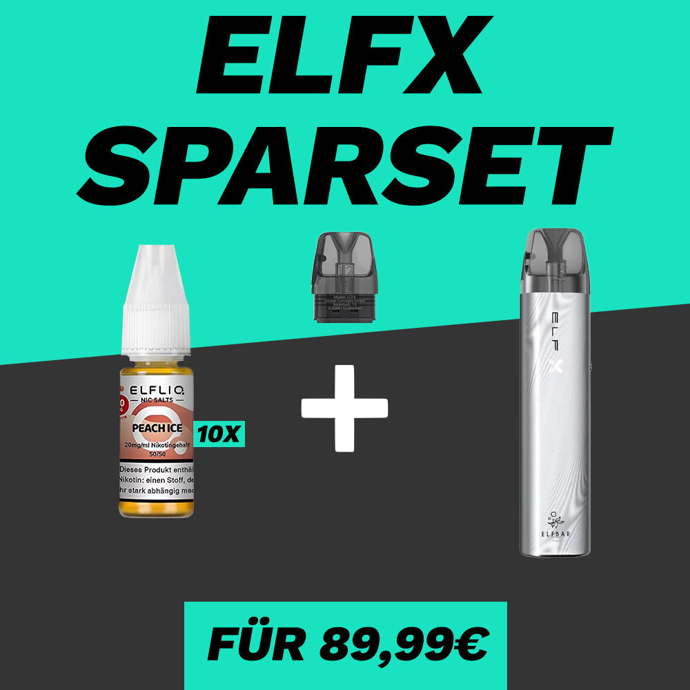 10x Elfliq + GRATIS ELFX Pod Kit + ELFX Pods
