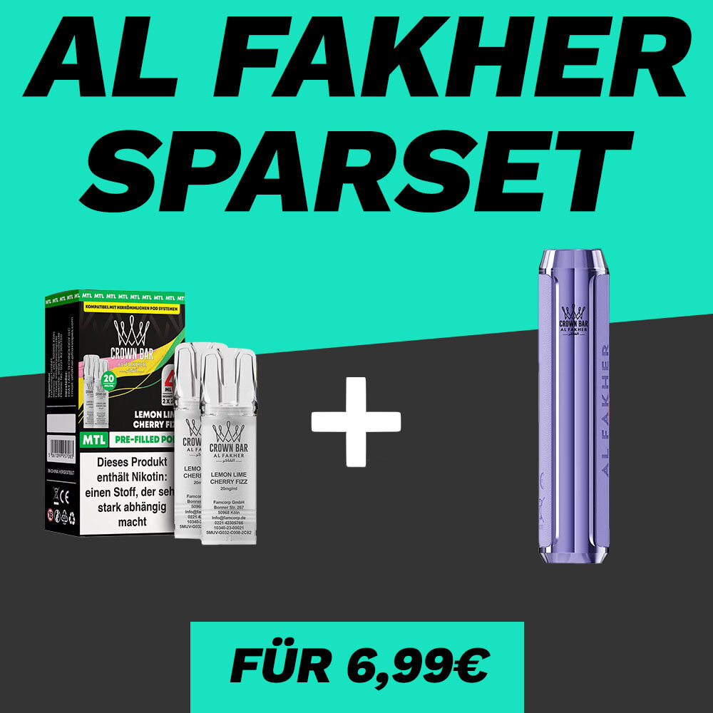 Al Fakher Crown Bar 600 Pod - Sparset