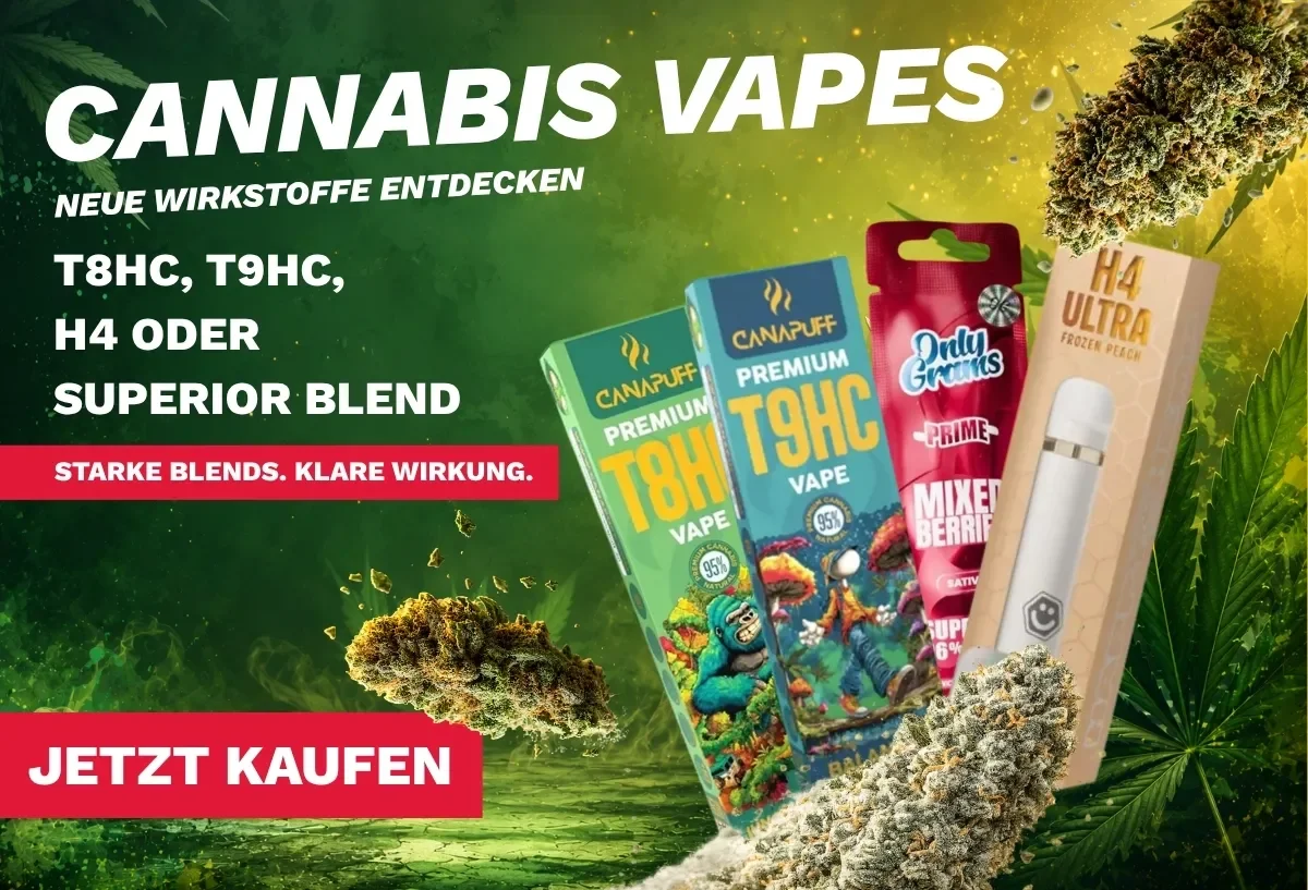 Neue Wirkstoffe - Cannabis Vapes