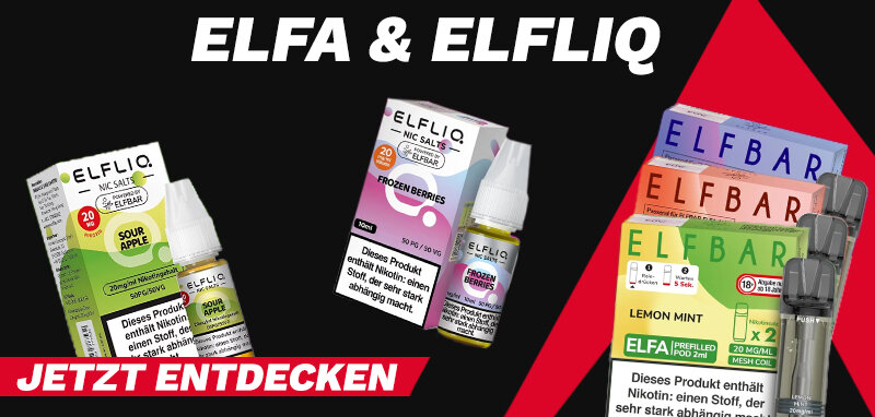 Elfbar ELFA &amp; Elfliq zum Bestpreis entdecken!