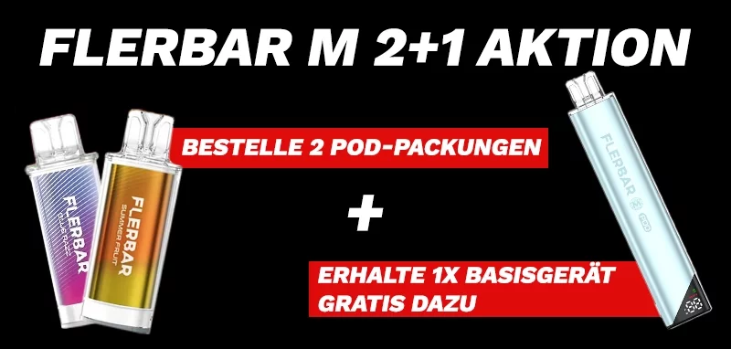 AKTION: 2x Flerbar Pods (2er Pack) + GRATIS M Basisgerät - Jetzt sparen!