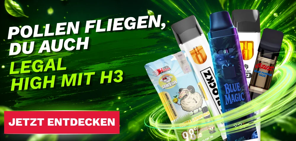 Pollen fliegen, du auch - Legal High mit H3