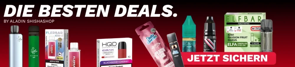 Die besten Deals im Aladin Shisha & Vape Shop