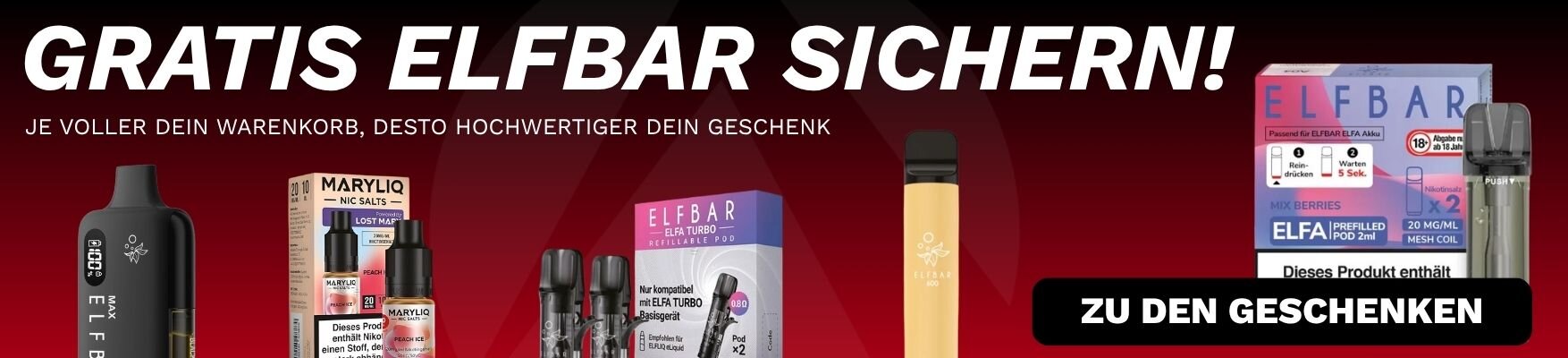 Gratis Elfbar sichern!