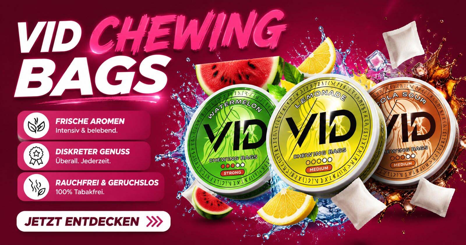 VID Chewing Bags - Jetzt entdecken!