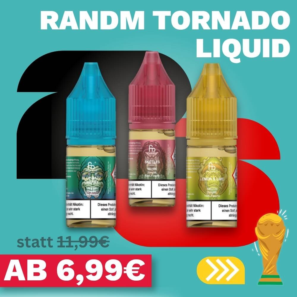 RandM Tornado Liquid Sale