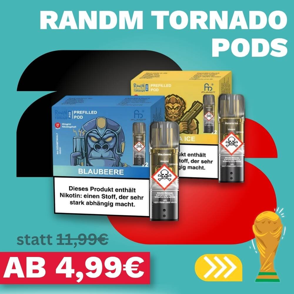 RandM Tornado Pods zum Bestpreis sichern!