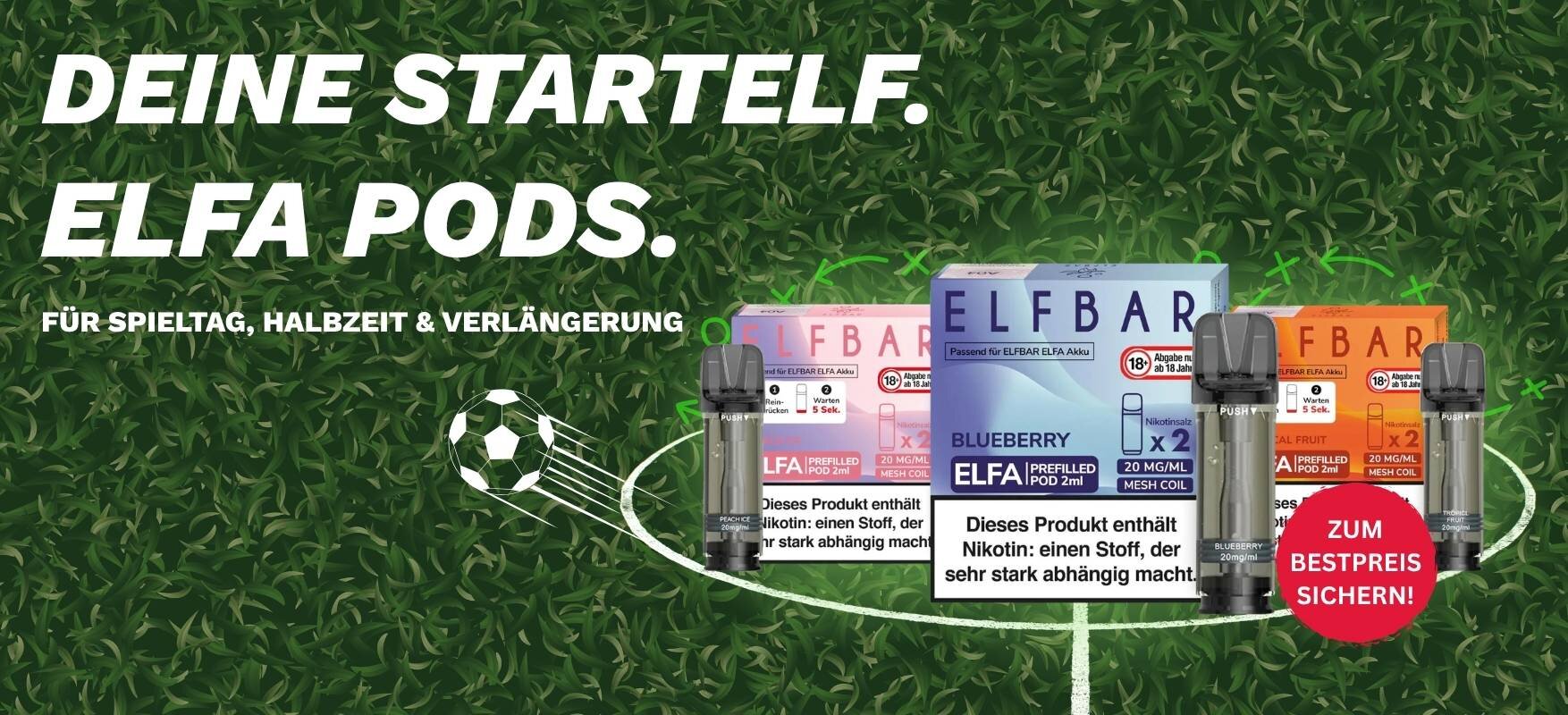 Elfa Pods WM 2026 Sale im Aladin Shisha Shop