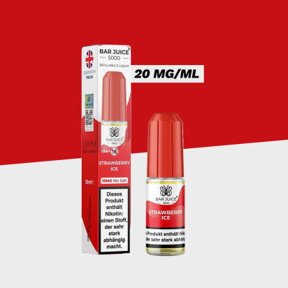Bar Juice 5000 - Strawberry Ice 20mg/ml – E-Liquid