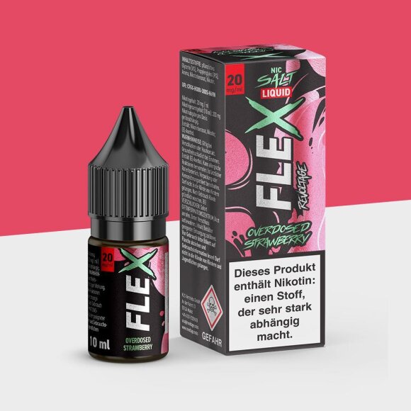 Revoltage - Strawberry 20mg/ml - Flex Overdosed - E-Liquid