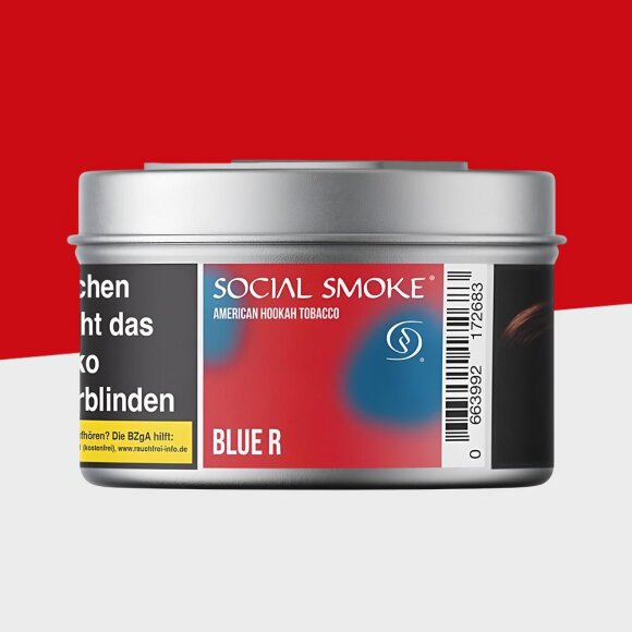 Social Smoke Tabak 200g - Blue R