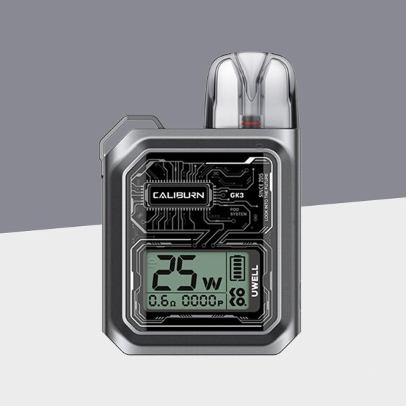Uwell Caliburn GK3 - Silver - Pod Kit