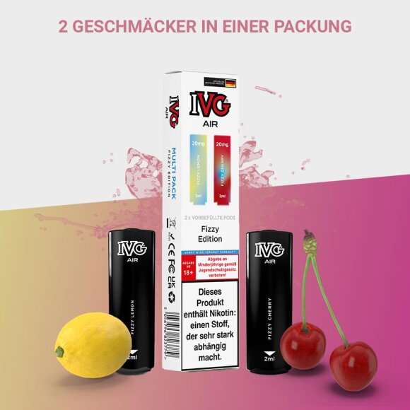 IVG Air - Fizzy Edition - Pod 20mg/ml (2er Pack)