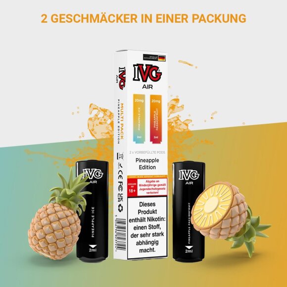 IVG Air - Pineapple Edition - Pod 20mg/ml (2er Pack)