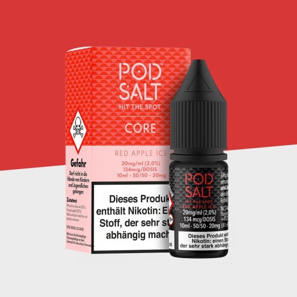 Pod Salt Core - Red Apple Ice 11mg/ml - E-Liquid