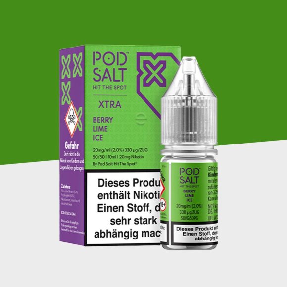 Pod Salt Xtra - Berry Lime Ice 10mg/ml - E-Liquid