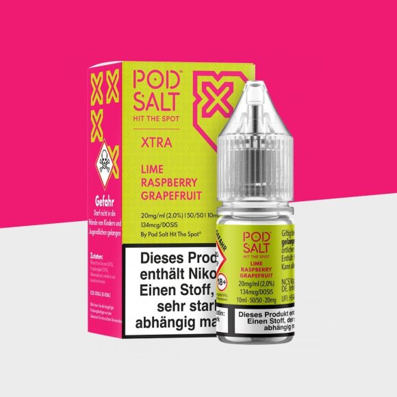 Pod Salt Xtra - Lime Raspberry Grapefruit 10mg/ml - E-Liquid