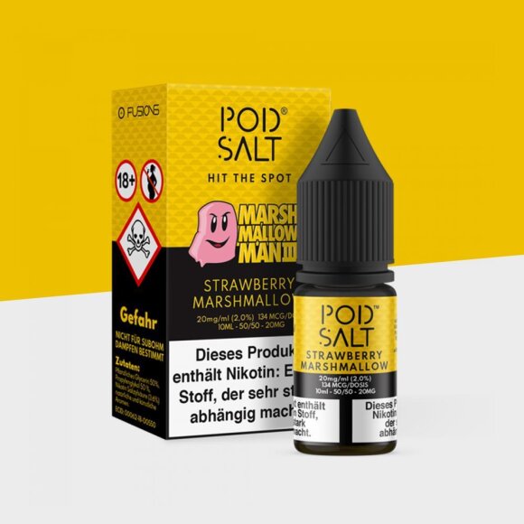 Pod Salt Fusion - Strawberry Marshmallow 11mg/ml - E-Liquid