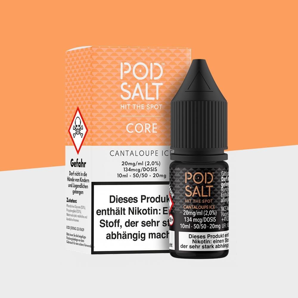 Pod Salt Core - Cantaloupe Ice 11mg - E-Liquid, 8,99