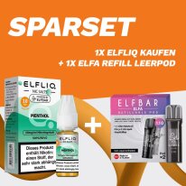 SPARSET: 1x Elfliq + ELFA Refill Leerpods