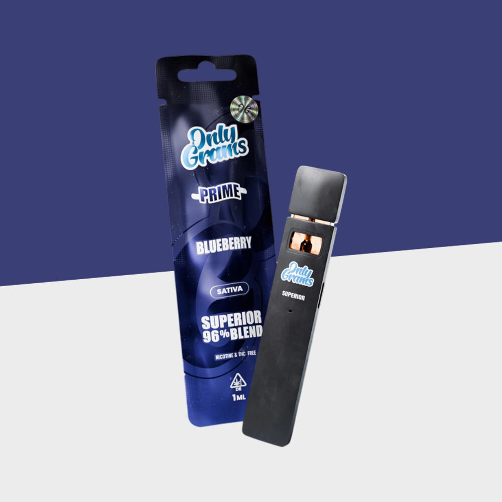 only grams hhc vape wirkung Superior Vape 96% - Blueberry (Sativa) main image 0